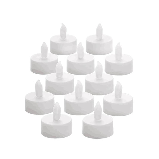 Christmas Wedding Holiday warm Light flickering flameless Battery Small LED Candles Pack of 12 Pieces